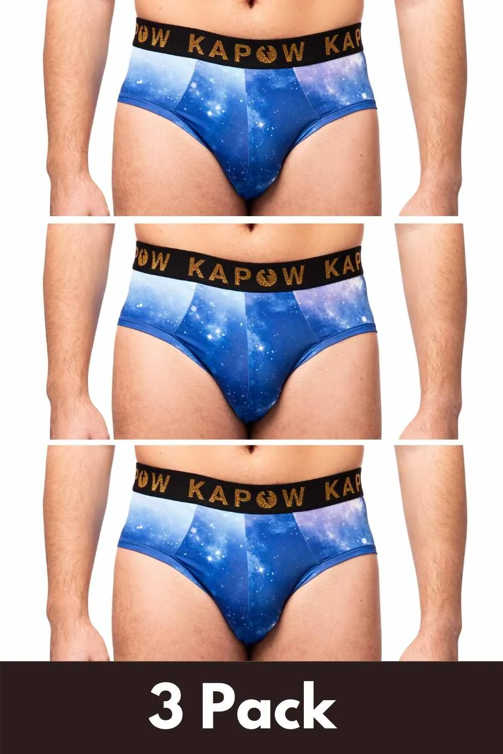 3 PACK Starlord Briefs