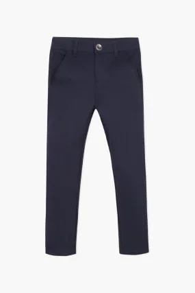 3pommes Navy Girls Stretch Pants