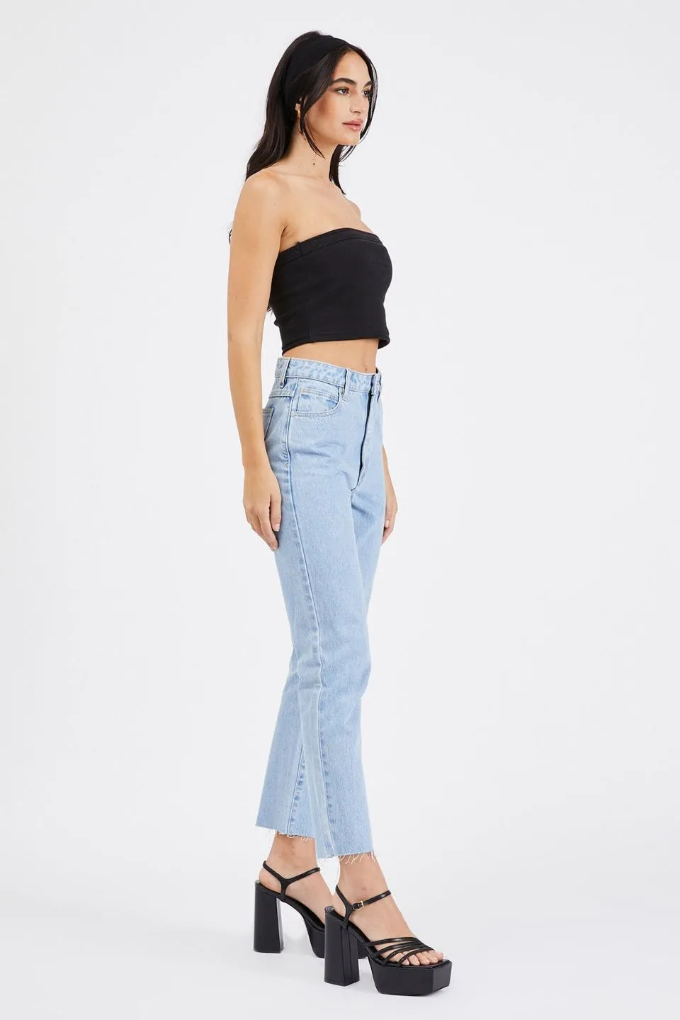 94 High Slim Walk Away Pale Blue Denim Jean