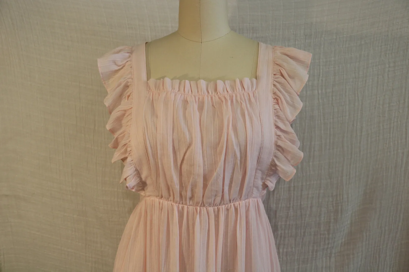 A La Plage Baby Pink Maxi Dress