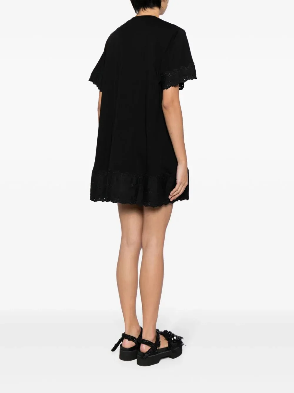 A-LINE T-SHIRT DRESS W/ TRIM