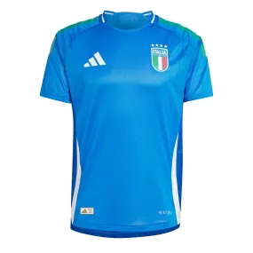 adidas Men's Italy 2024/25 Authentic Home Jersey Blue