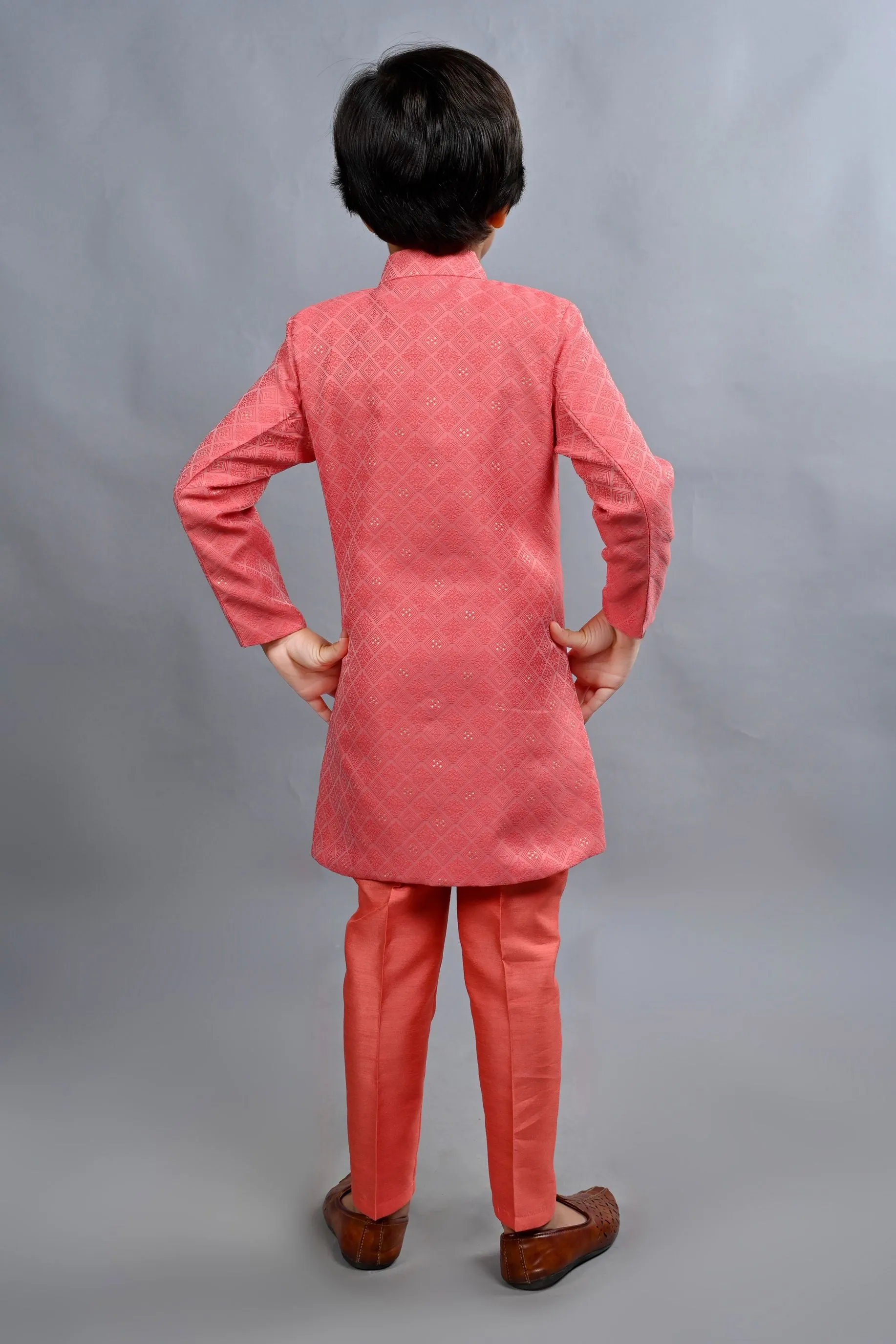 Ahhaaaa Traditional Party Wear Bollywood Style Indo-Western Sherwani for Boys