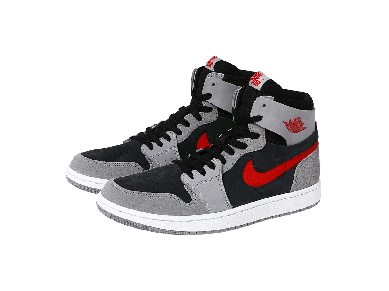 Air Jordan 1 High Zoom CMFT 2 (Black/Fire Red/Cement Grey)