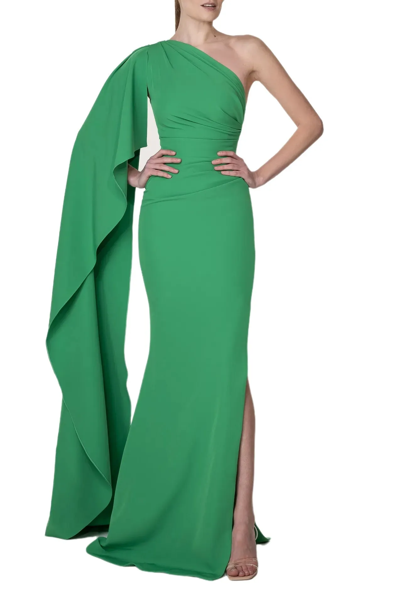 ALBA ONE SHOULDER GOWN