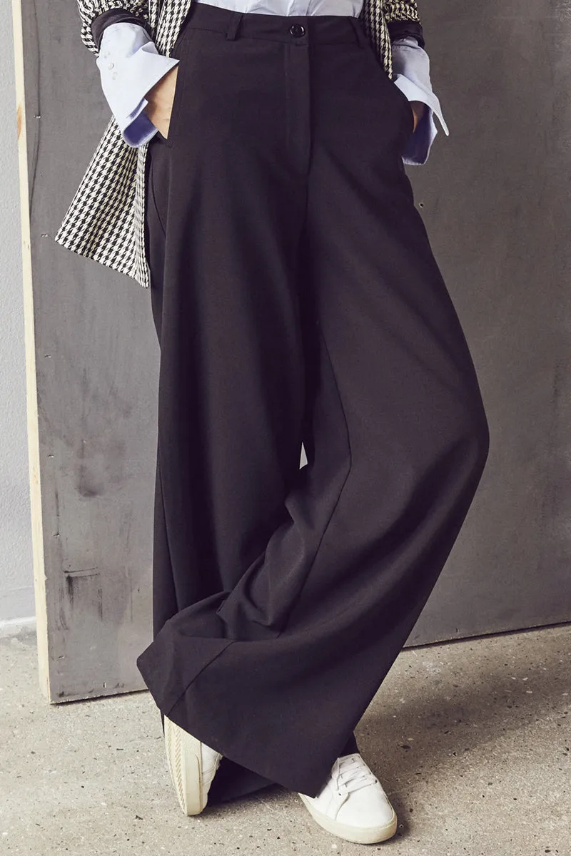 Alexa Wide Pant | Black | Bukser fra Co'couture