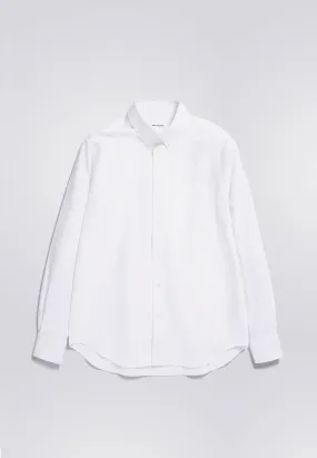 Algot Oxford Monogram Shirt - White