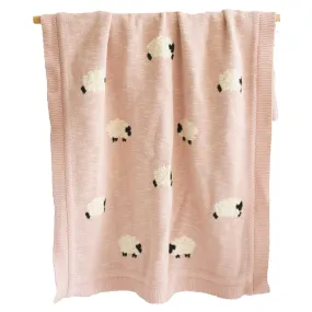 Alimrose - Baa Baa Blanket - Pink