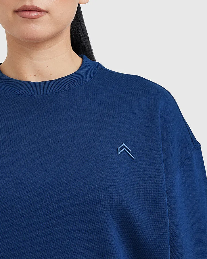 All Day Lightweight Oversized Sweatshirt | Midnight