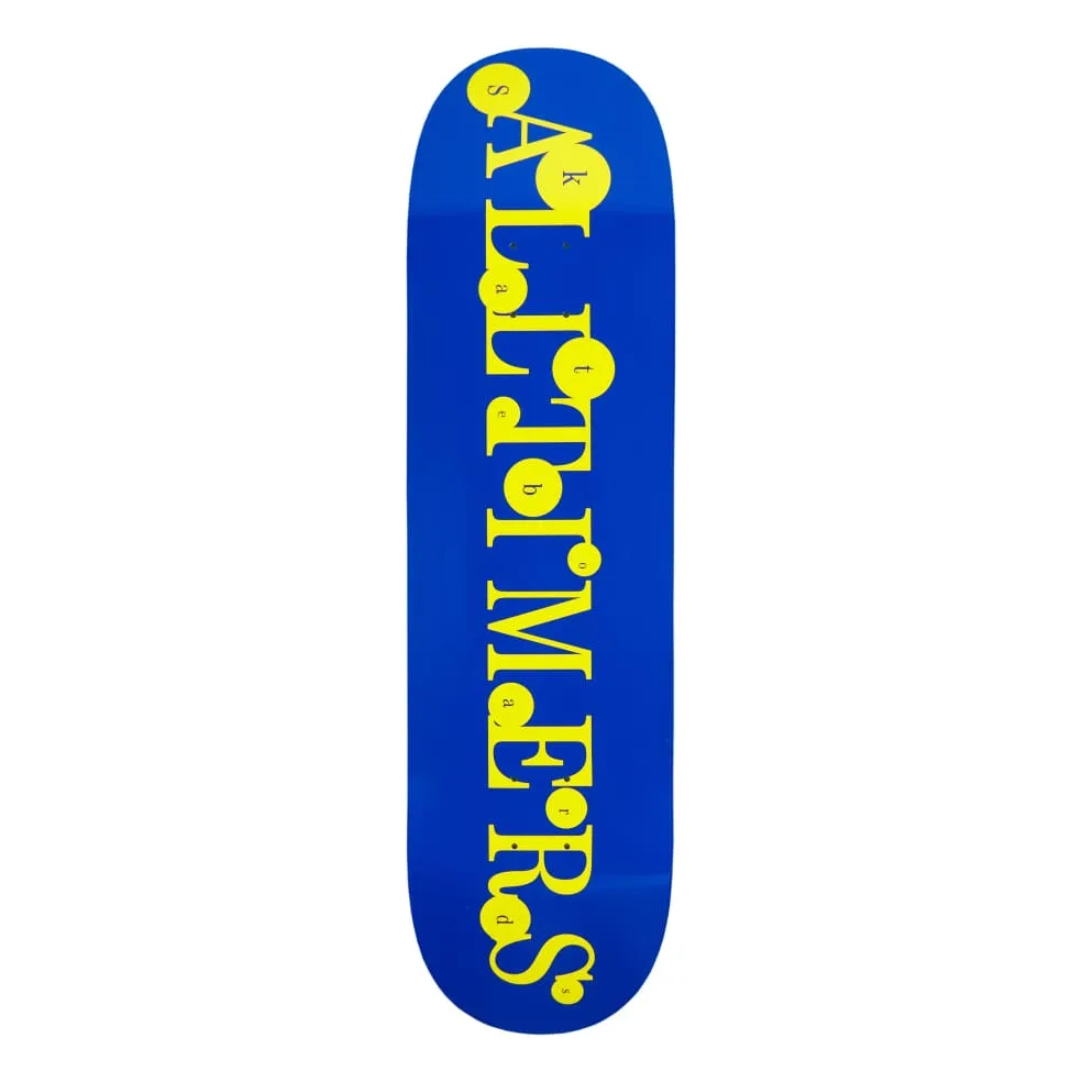 Alltimers Core Skater Deck Blue 8.1