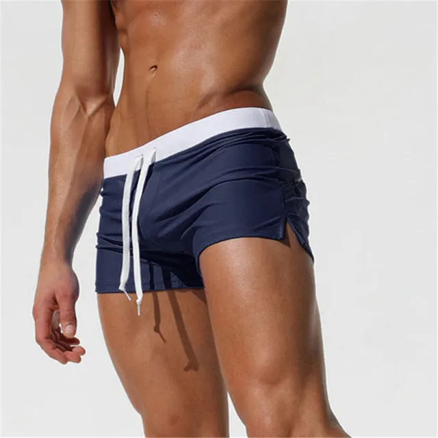 ALSOTO New Men Swimwear Sexy swimming trunks sunga hot swimsuit mens swim briefs Beach Shorts mayo sungas de praia homens