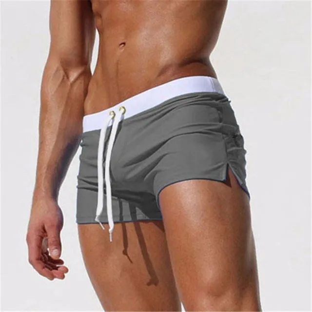 ALSOTO New Men Swimwear Sexy swimming trunks sunga hot swimsuit mens swim briefs Beach Shorts mayo sungas de praia homens