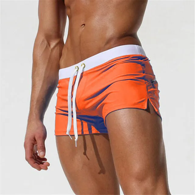 ALSOTO New Men Swimwear Sexy swimming trunks sunga hot swimsuit mens swim briefs Beach Shorts mayo sungas de praia homens