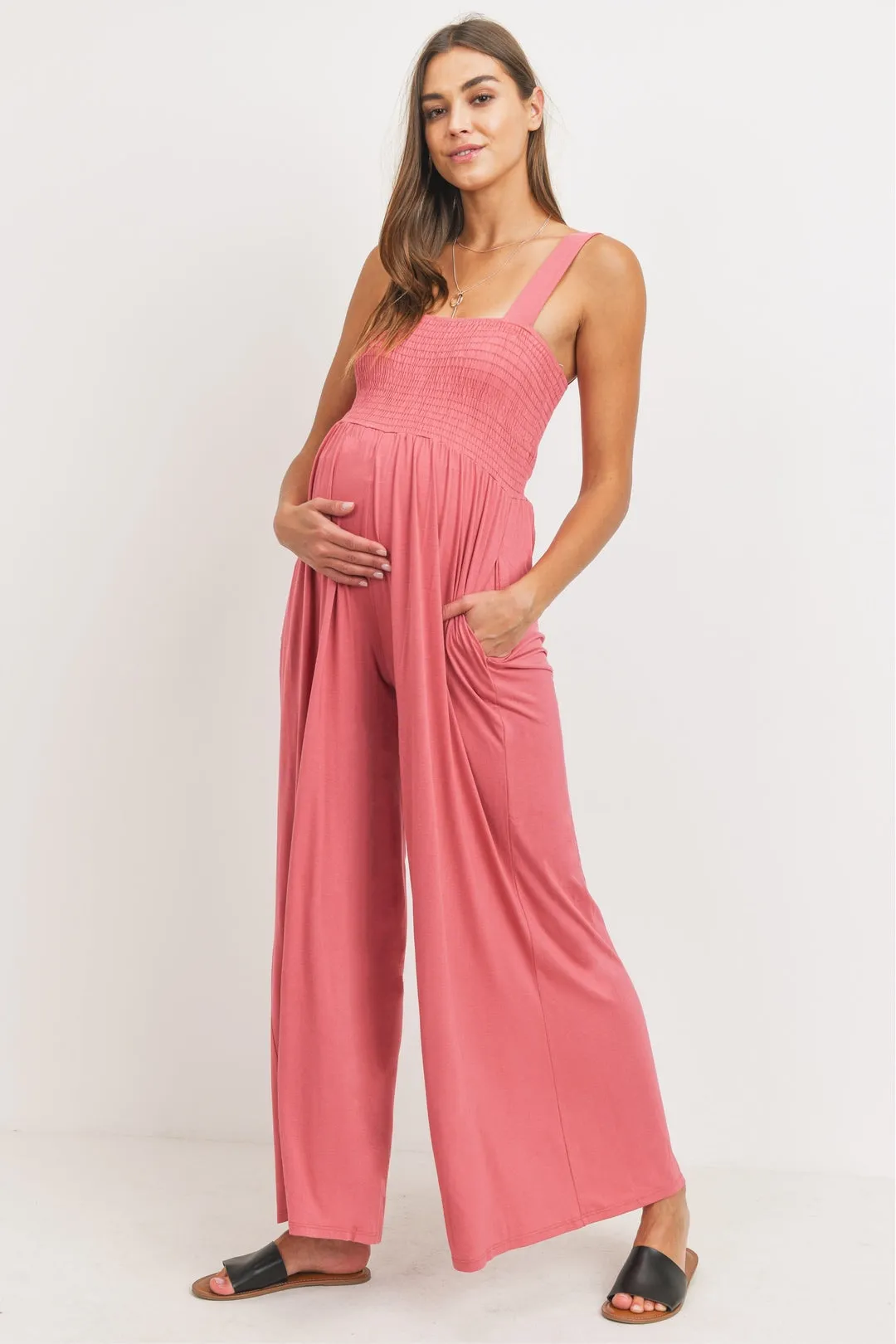 Analia Jumpsuit - Blush