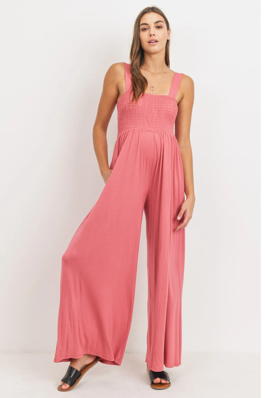 Analia Jumpsuit - Blush