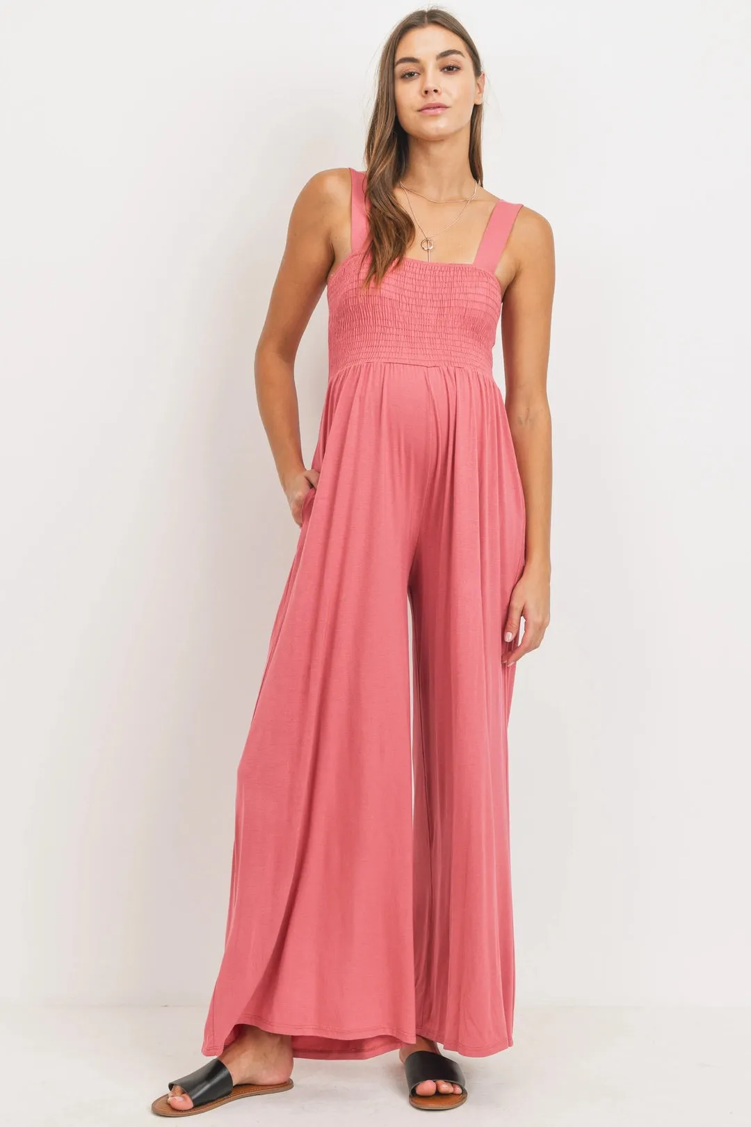 Analia Jumpsuit - Blush