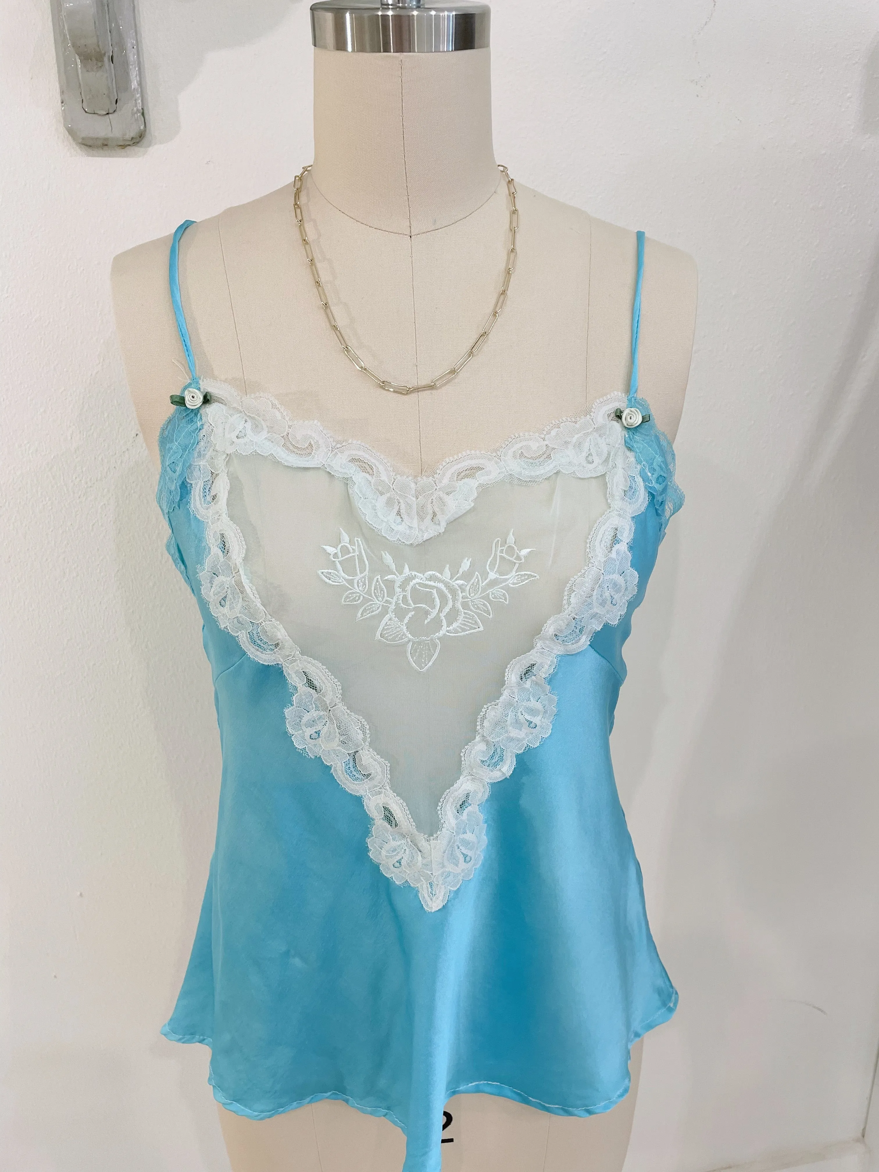 Aquamarine Slip Top