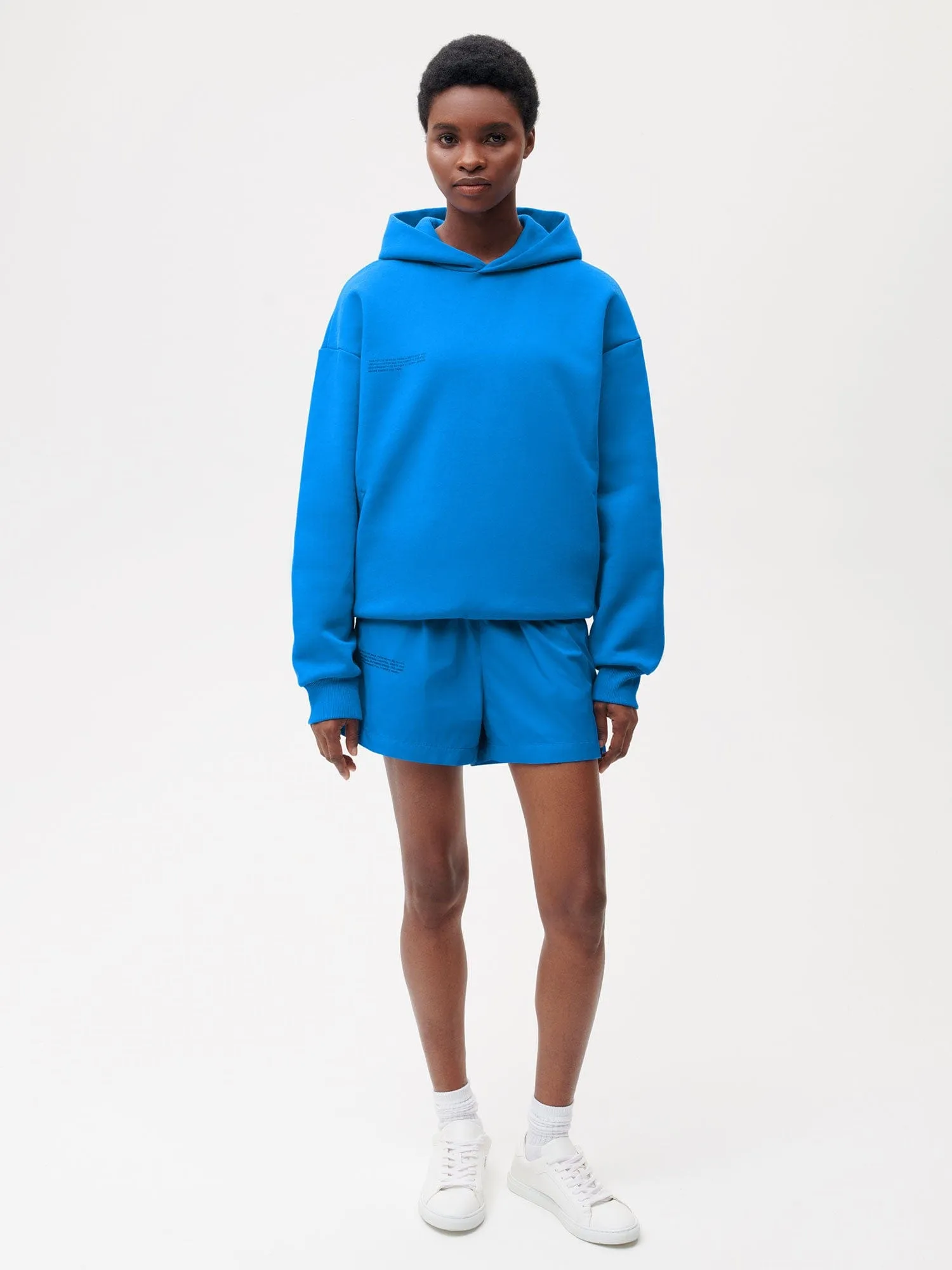 Archive Recycled nylon Shorts—cerulean blue