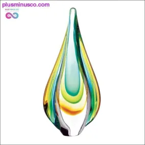 Art Glass Water Drop Statue ll Plusminusco.com