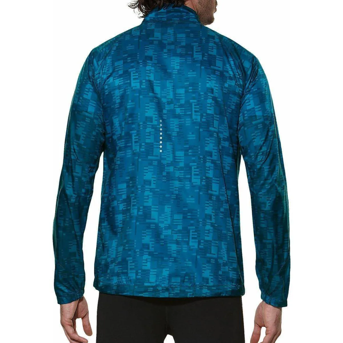 Asics Lightweight Mens Running Jacket - Blue