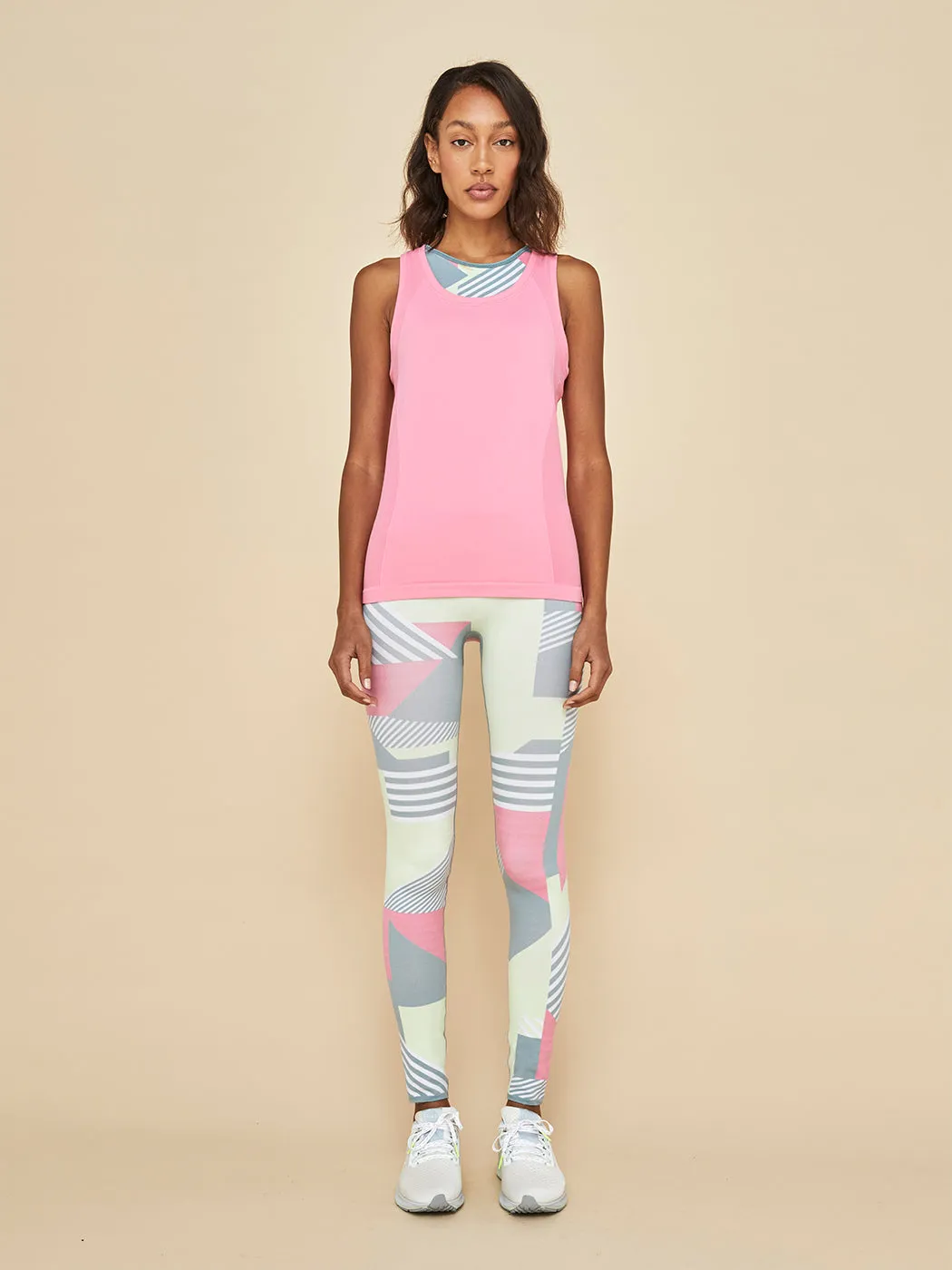 Athlete Seamless Workout Tank Top - Peony Pink