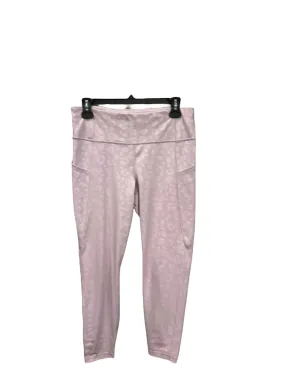 Athletic Leggings By Gapfit In Dusty Pink, Size: M