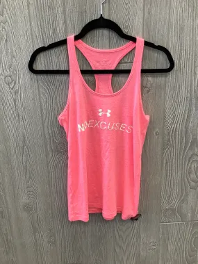 Athletic Tank Top By Under Armour In Pink, Size: S