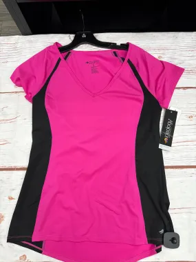 Athletic Top Short Sleeve By Ideology In Hot Pink, Size: M