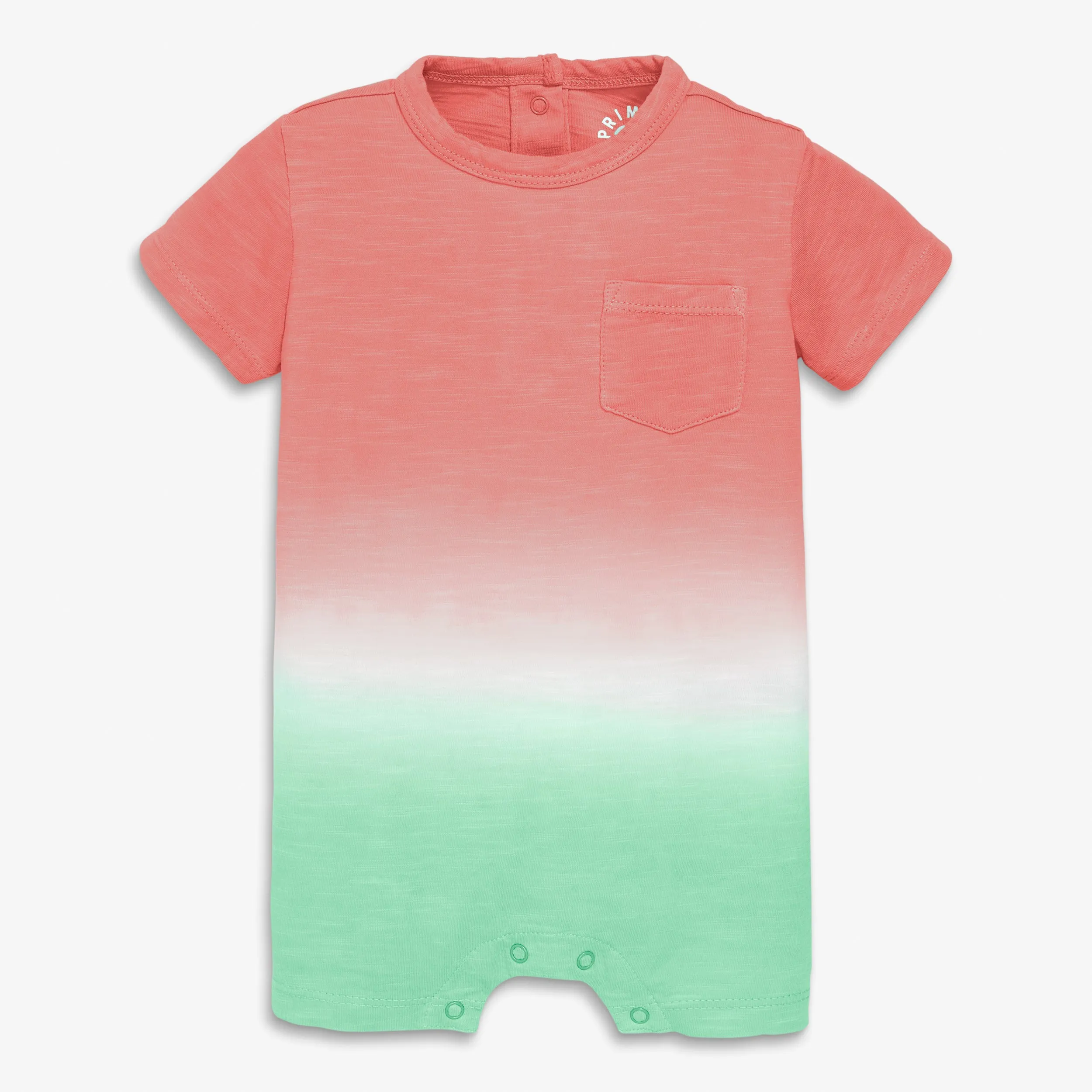 Baby pocket shortie in dip-dye