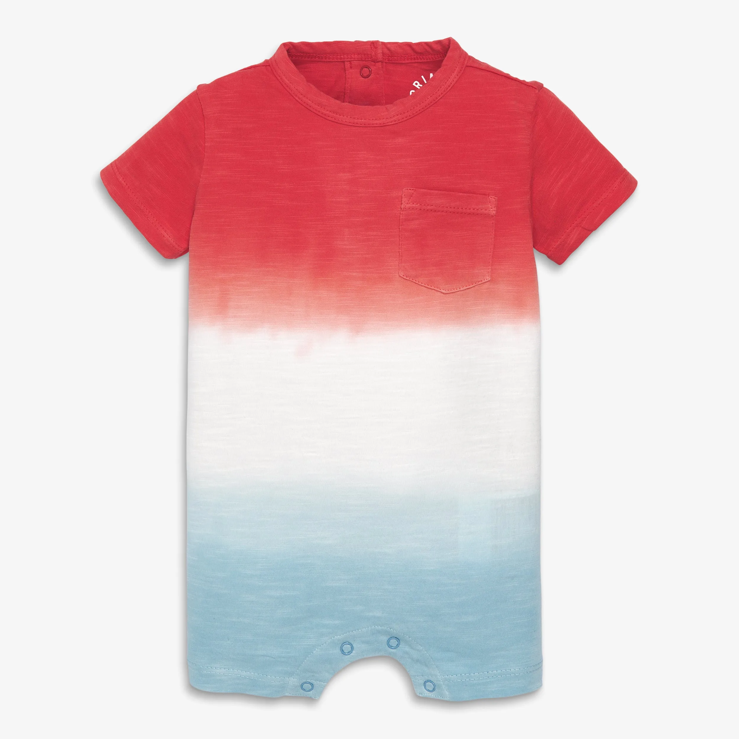 Baby pocket shortie in dip-dye