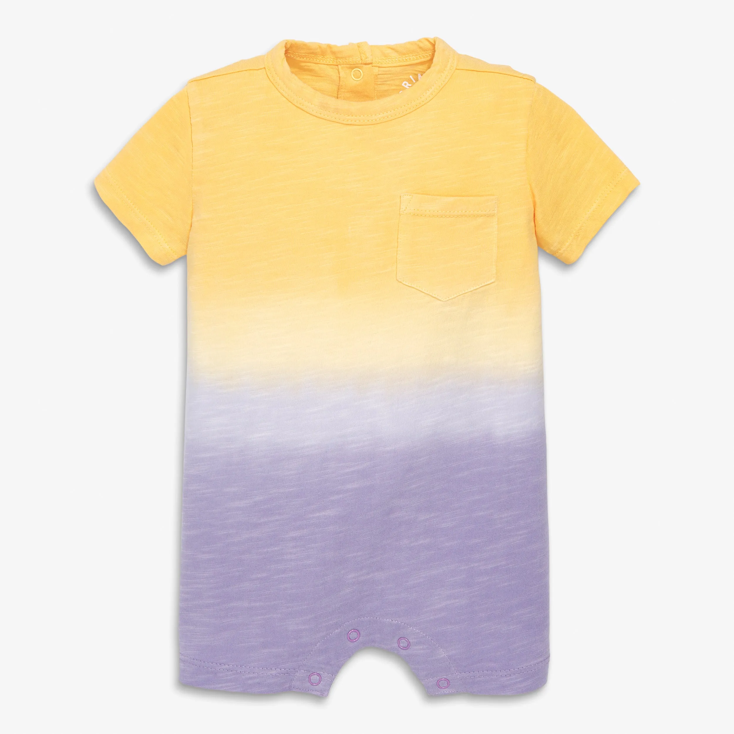 Baby pocket shortie in dip-dye