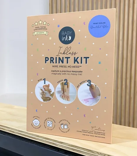 BabyInk Inkless Print Kit - Beautiful Blue