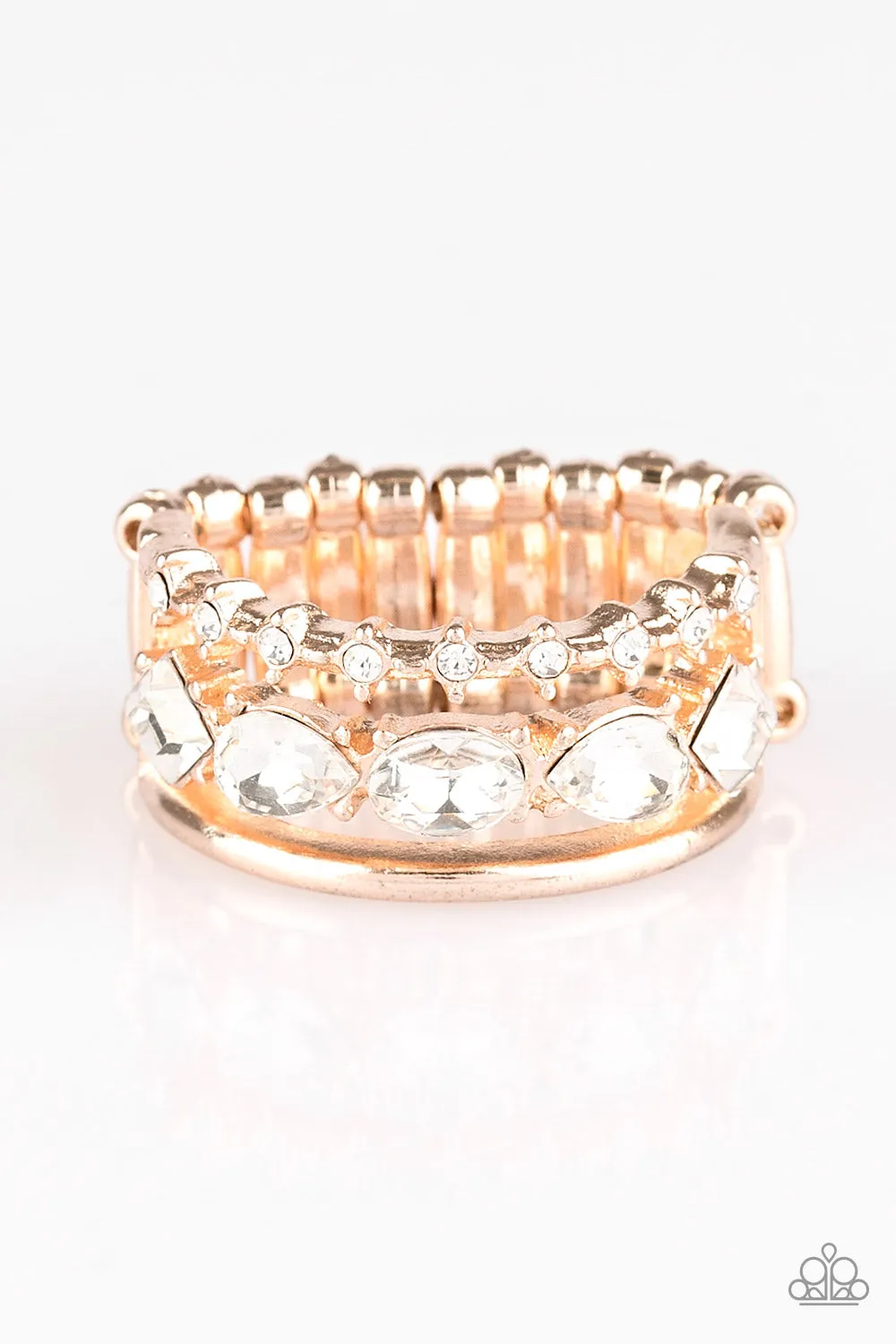 Backstage Sparkle - Rose Gold Ring