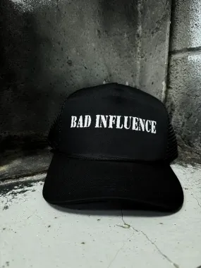 BAD INFLUENCE CURVED BILL BLACK HAT