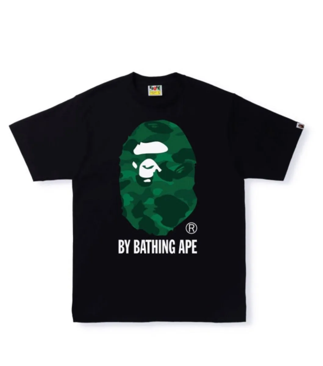 Bape Colour Camo By Bathing Ape tee- Black Green