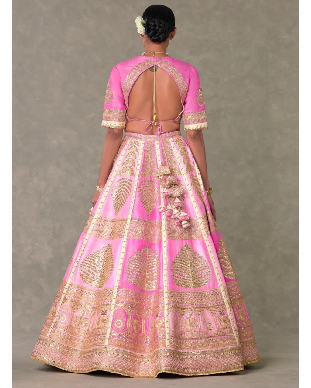 Barfi Pink Paan Patti Lehenga Set