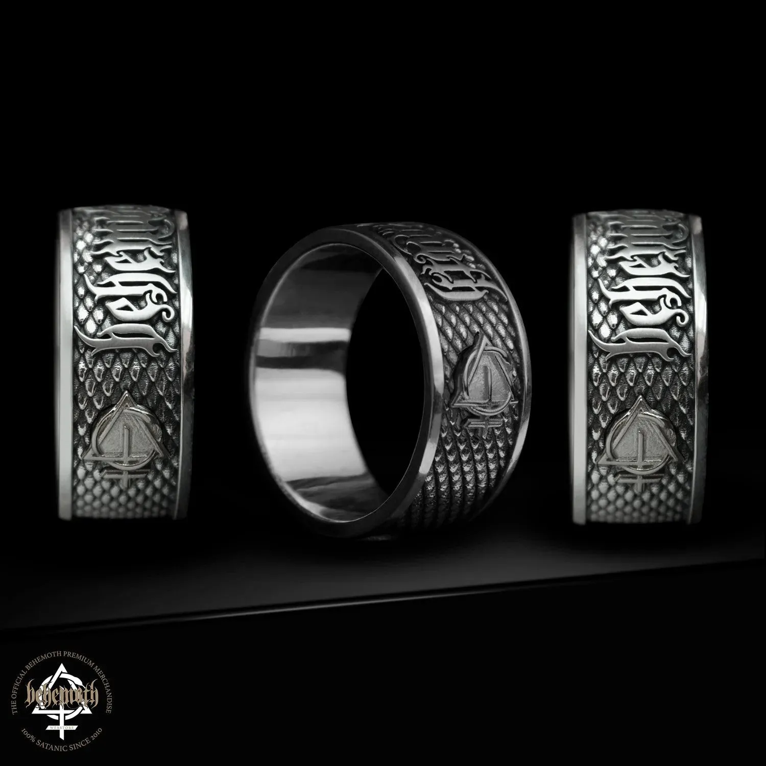 Behemoth 'Contra' Sterling Silver Ring