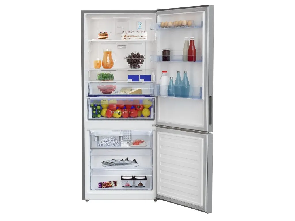 Beko Bottom Freezer 415L Fridge (Platinum Color)