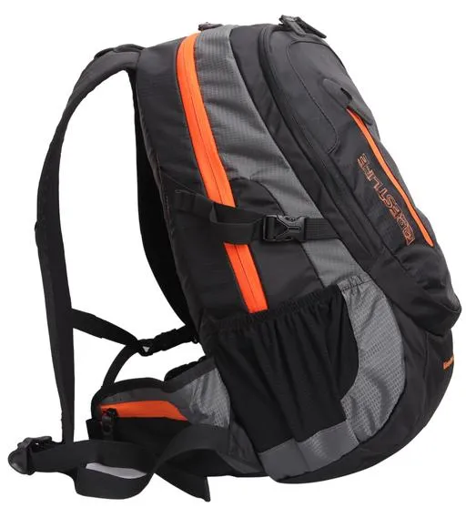 Bestlife Summit Travel Laptop Backpack with Raincover for 15,6" | Black/Orange