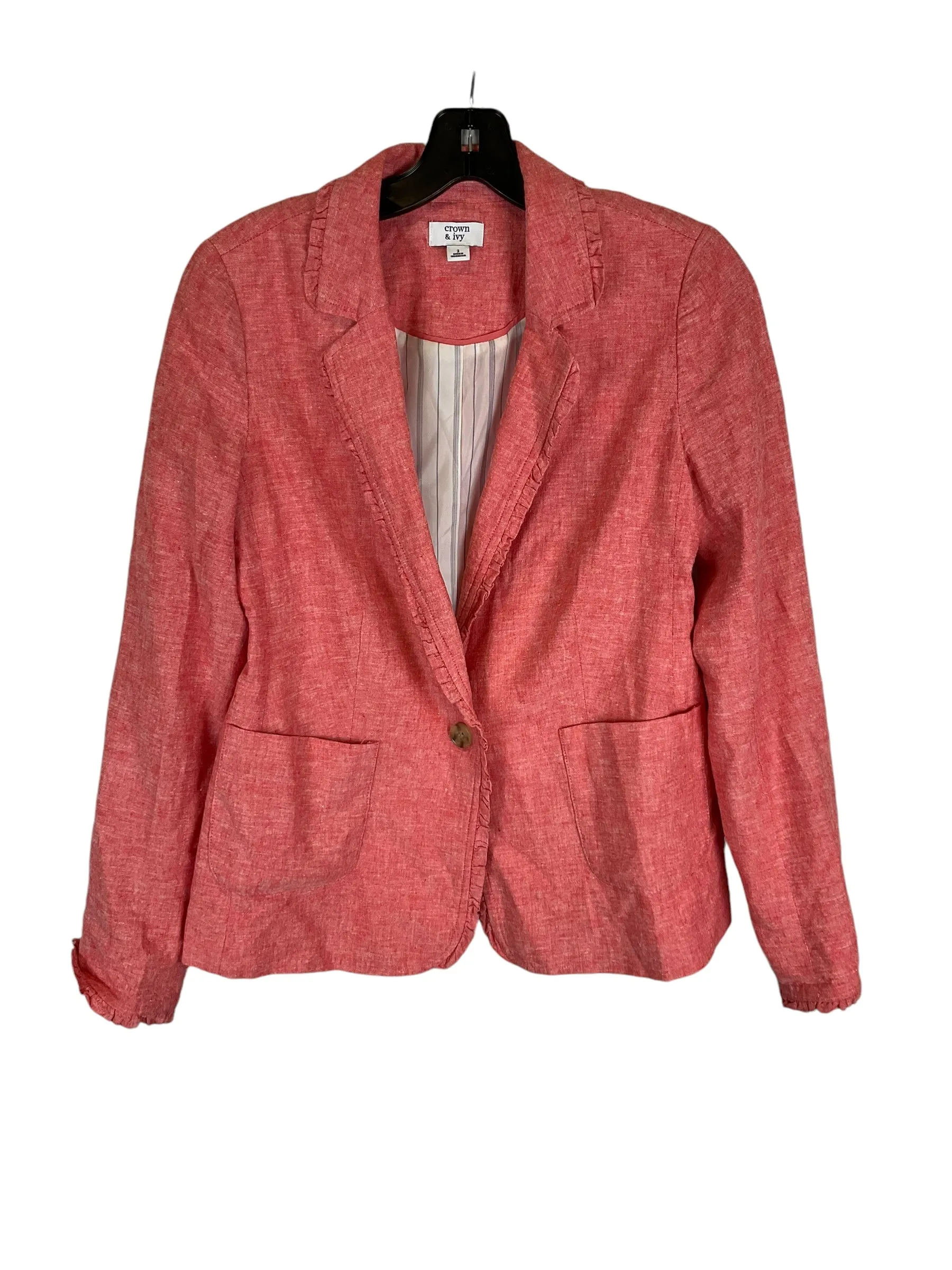 Blazer By Crown And Ivy In Pink, Size: Xs