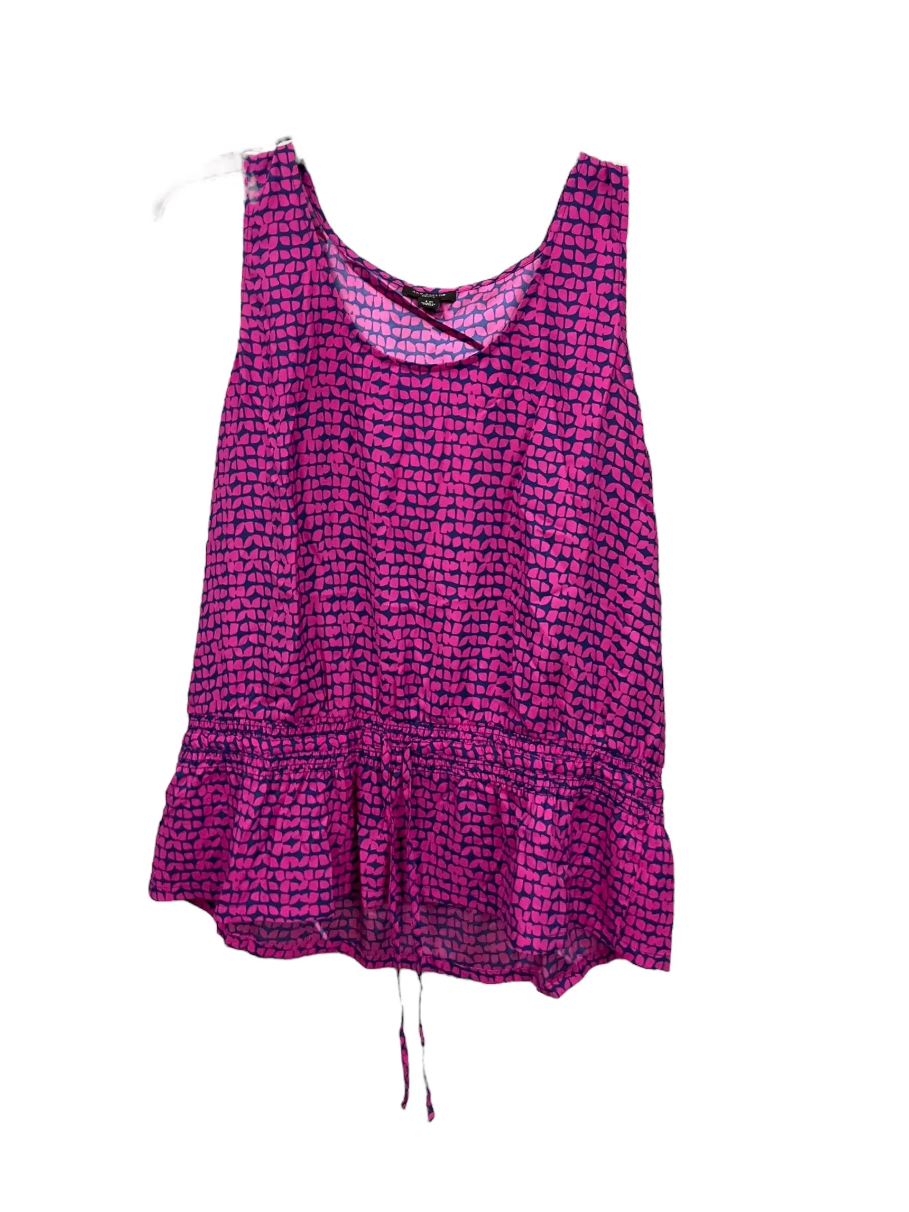 Blue & Pink Top Sleeveless Ann Taylor, Size L