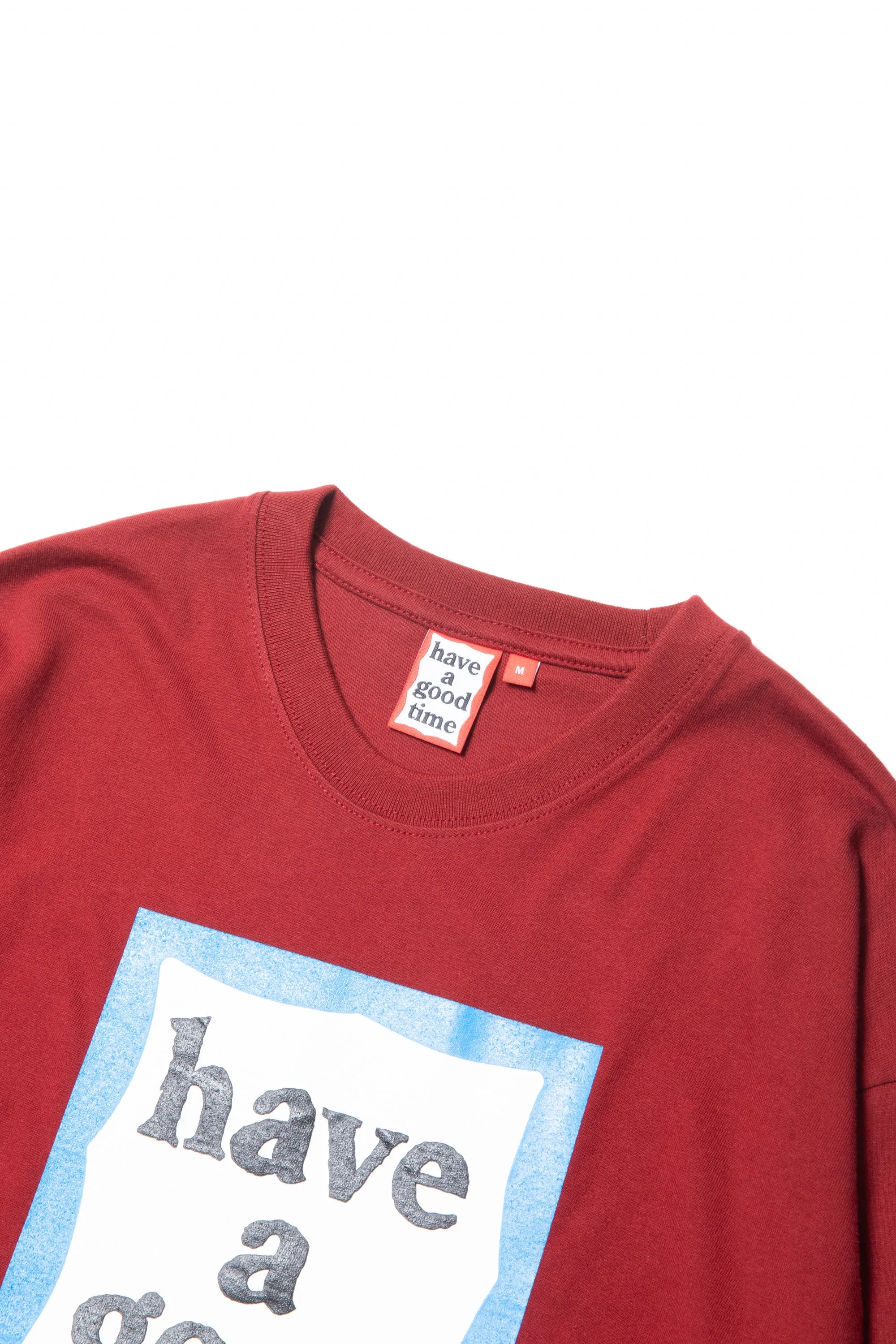 BLUE FRAME L/S TEE SANGRIA