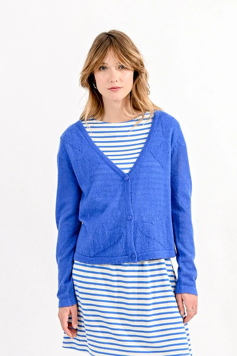 Blue Heart Cardigan