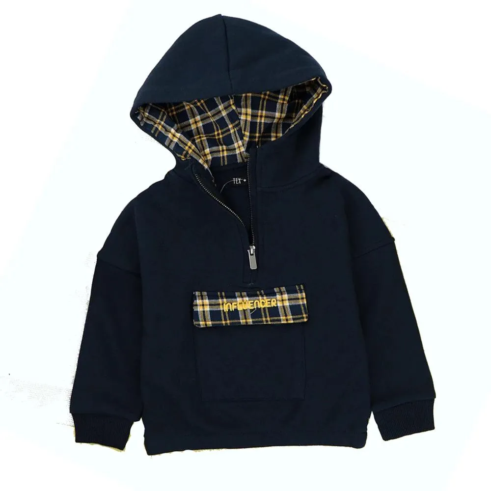 C1200 TX Influencer Front Pocket Royal Blue Pullup Hoodie