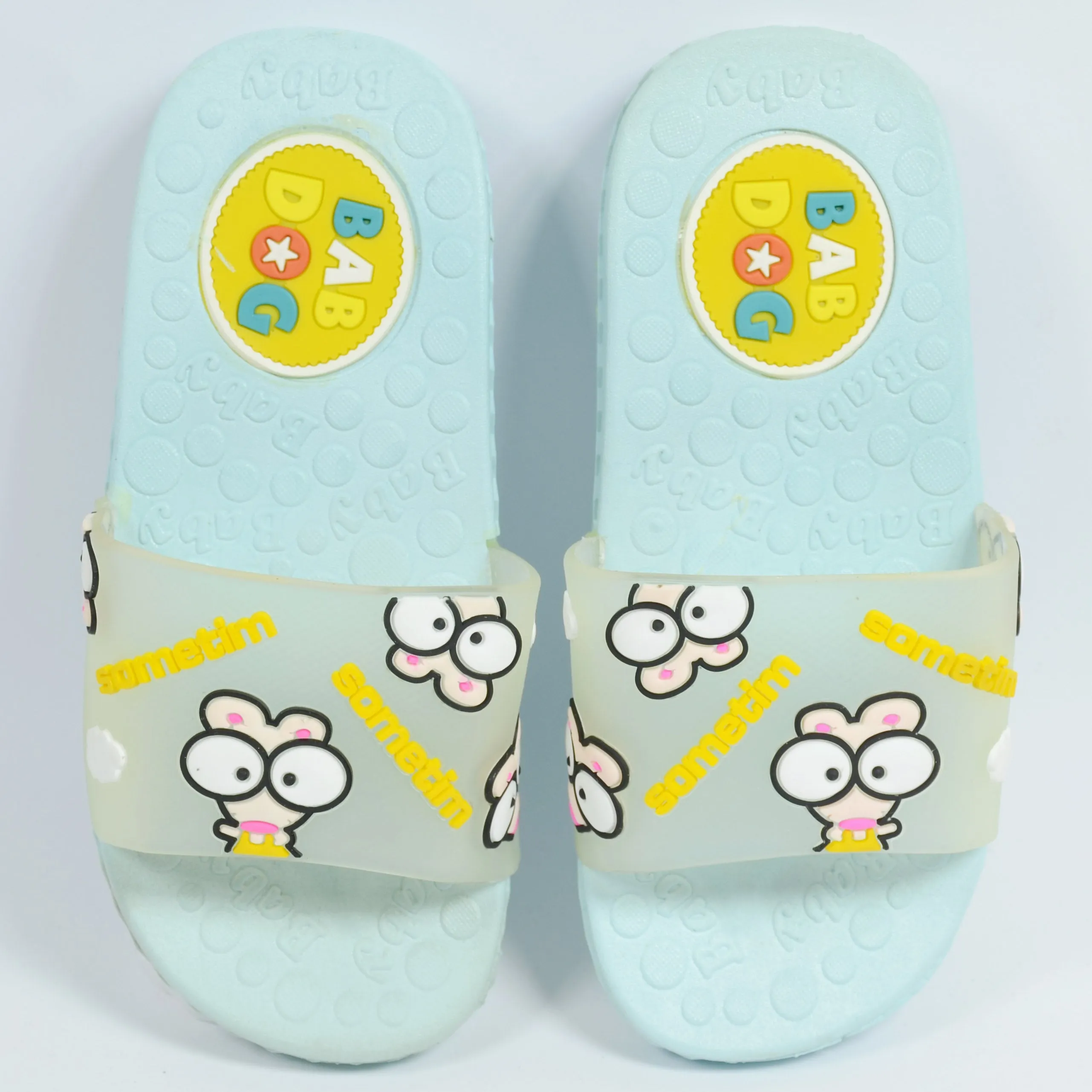 C1411 BABDOG Sometime Transparent with Baby Blue Slippers