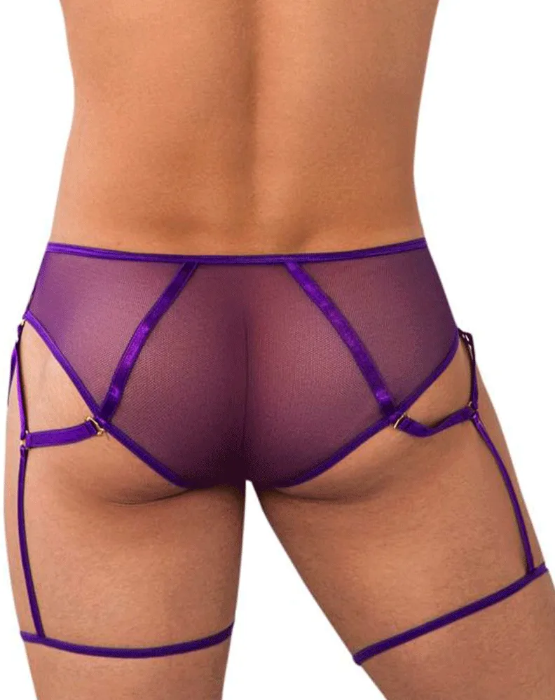 Candyman 99625 Mesh Garter Briefs