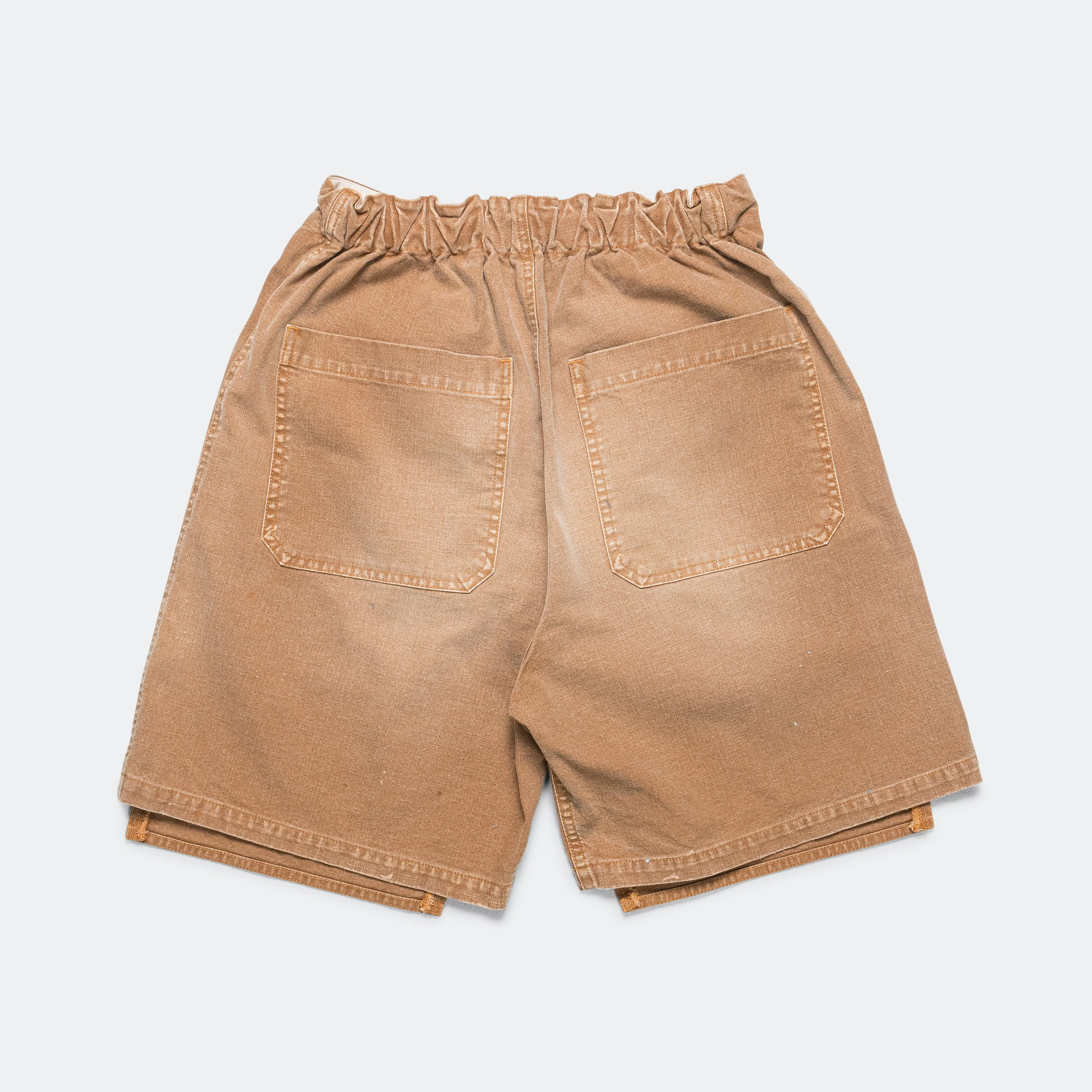 Canvas W-Knee EASY Shorts (FARMER Remake) - Gold