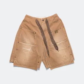 Canvas W-Knee EASY Shorts (FARMER Remake) - Gold