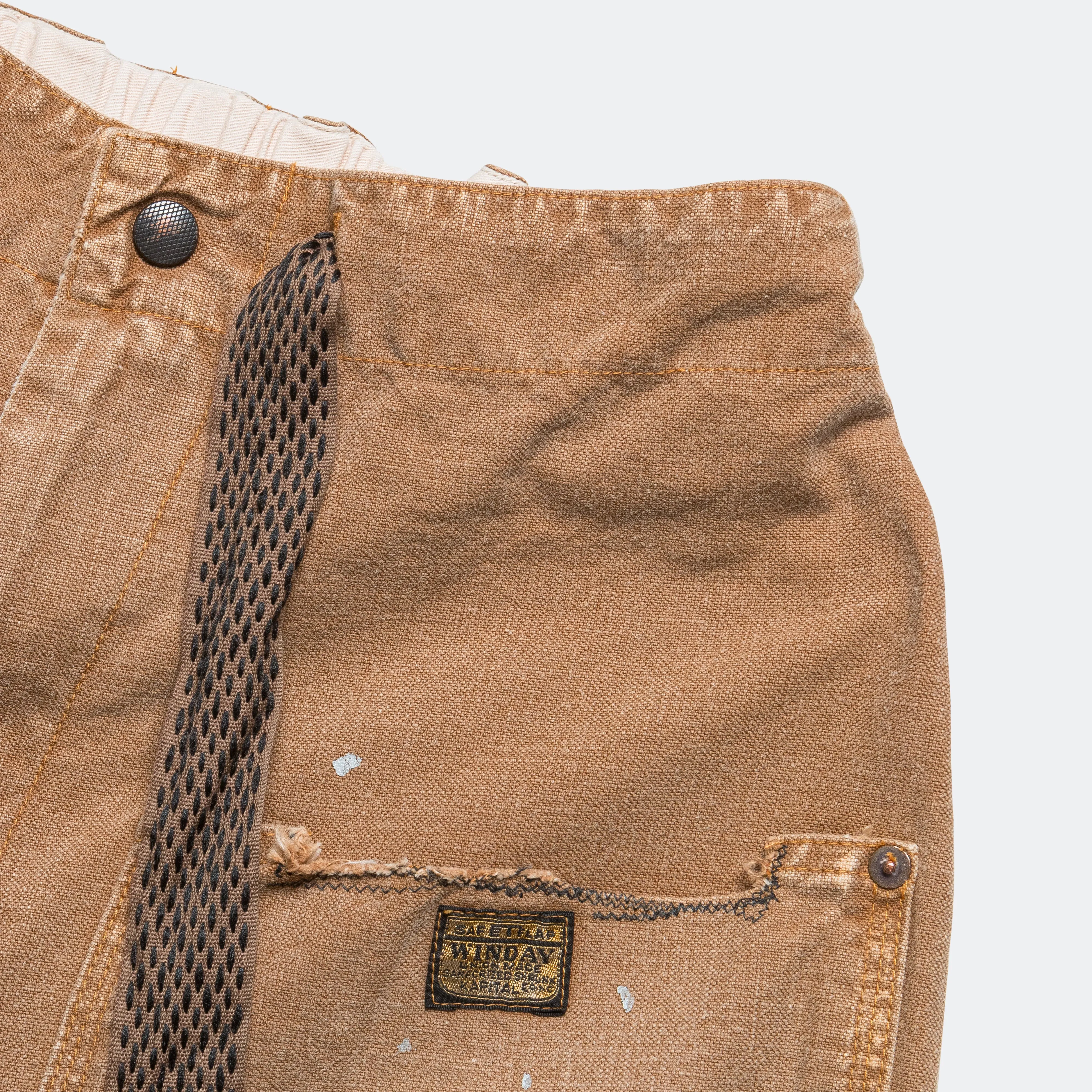 Canvas W-Knee EASY Shorts (FARMER Remake) - Gold