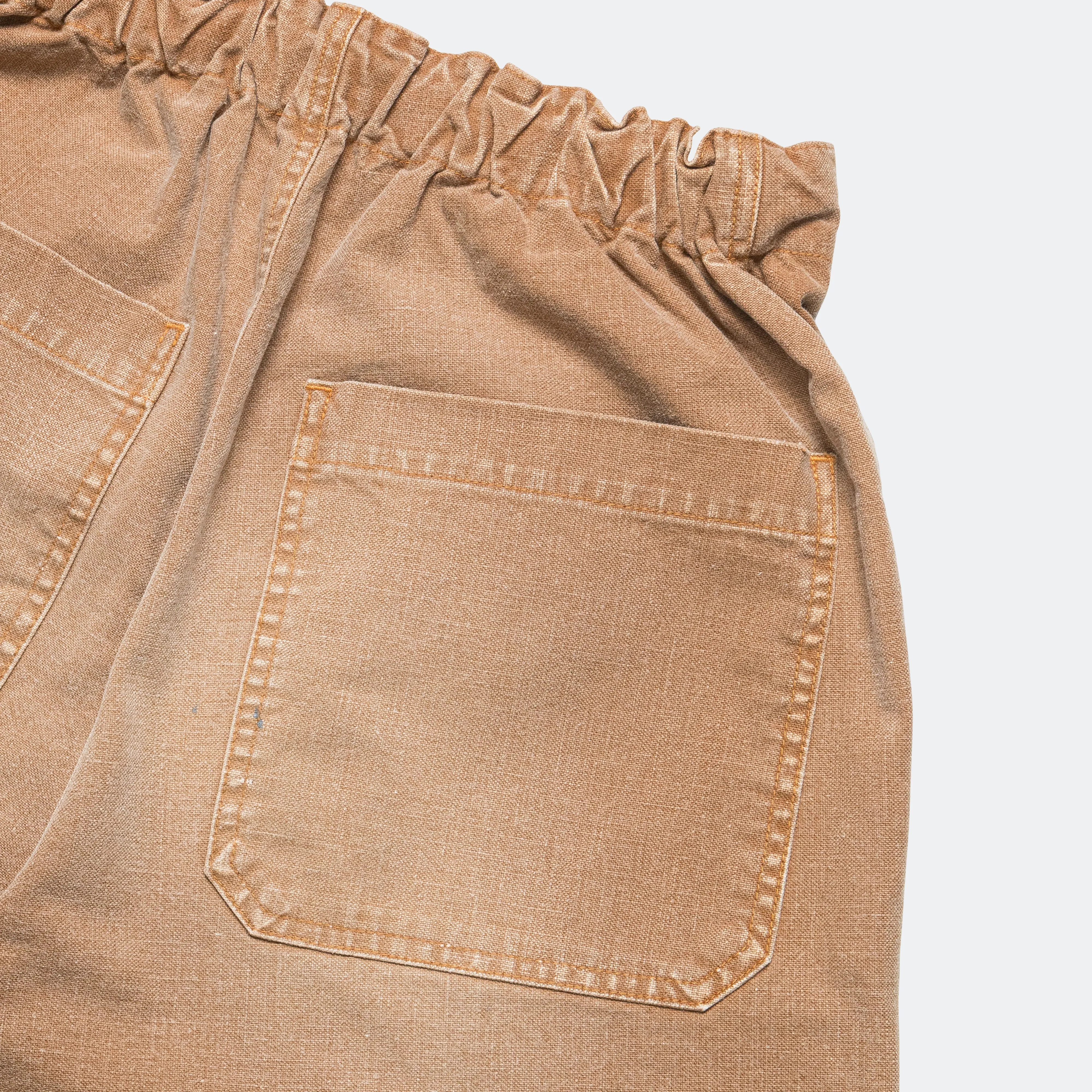 Canvas W-Knee EASY Shorts (FARMER Remake) - Gold